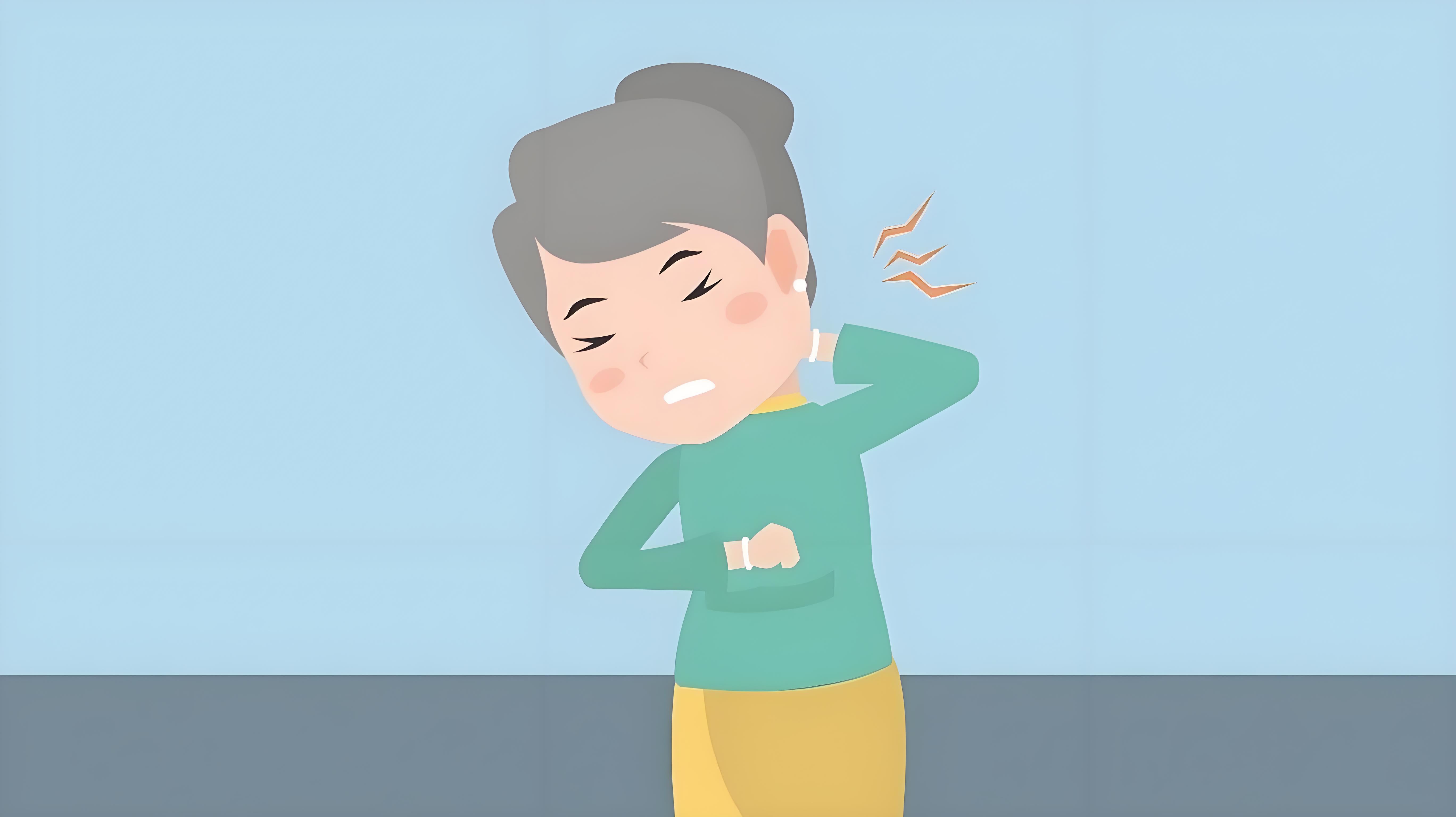 脖子痛，是普通劳损还是颈椎病？一图教你快速判断